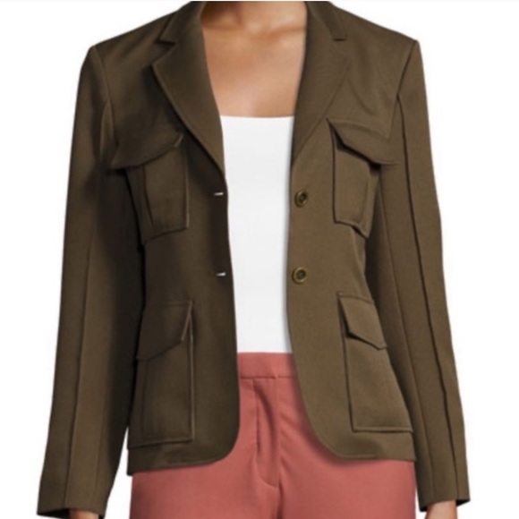Theory Jackets & Blazers - Theory Green Lackman Blazer Size 4
